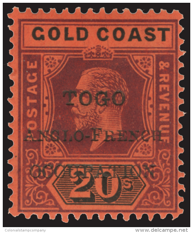 *        66-78 (H34-46, H38g) 1915 &frac12;d-20' K George V Stamps Of Gold Coast, With "TOGO Anglo-French... - Autres & Non Classés