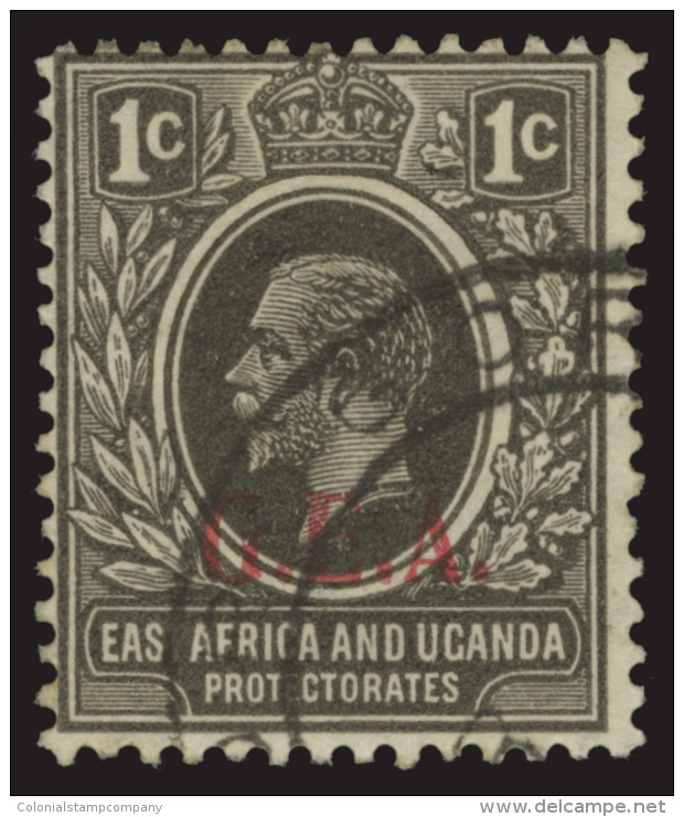 O        8-9 (72-73) 1922 1&cent;-10&cent; K George V^ Of Kenya, Uganda And Tanganyika Overprinted "G.E.A." SG Type... - Tanganyika (...-1932)
