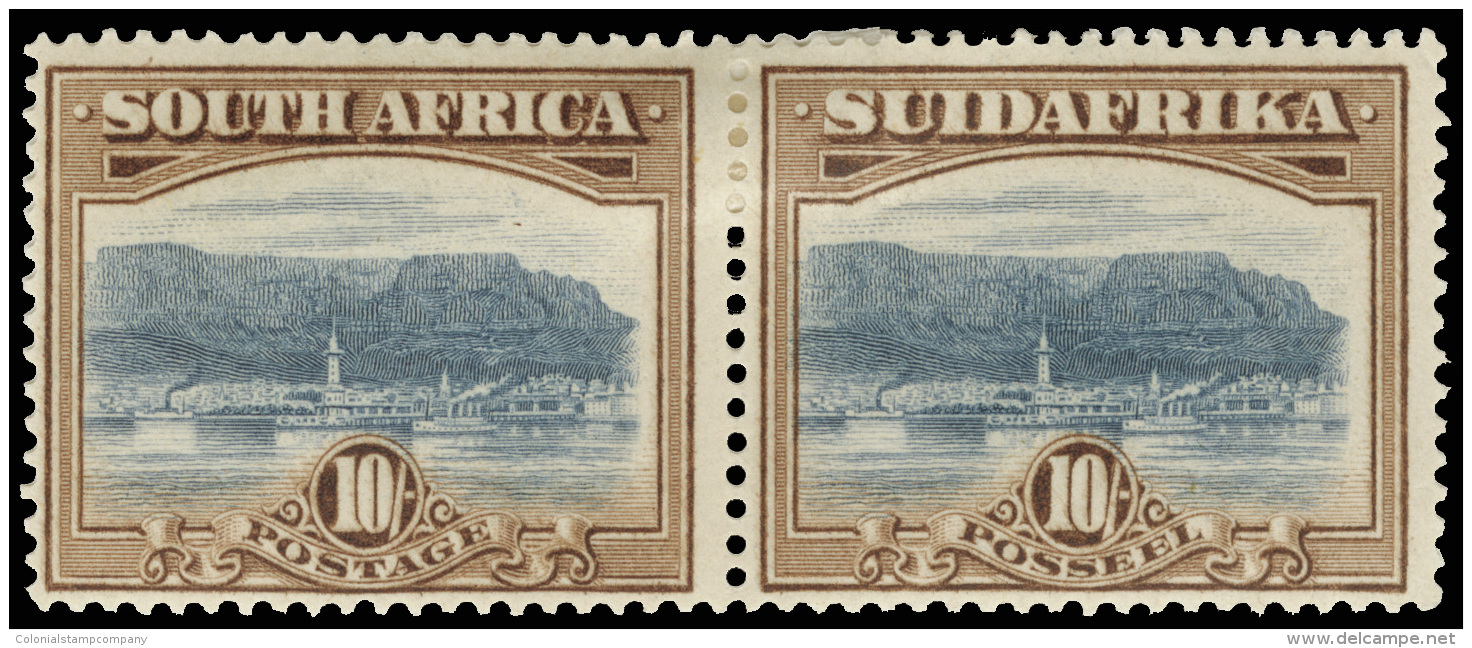 *        26-32 (34-39) 1927-28 2d-10' K George V And Views^, Engraved, Wmkd Springbok's Head, Perf 14, Cplt (7) In... - Neufs