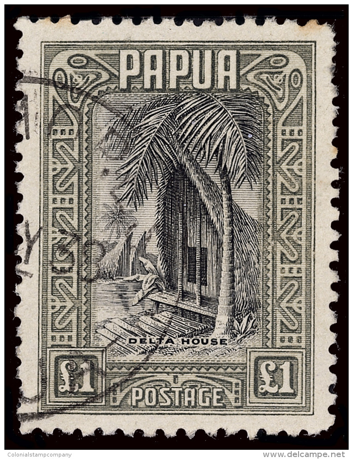 O        94-109 (130-45) 1932 &frac12;d-&pound;1 Recess-printed Pictorials^, Cplt (16), Lightly Canceled, F-VF... - Papouasie-Nouvelle-Guinée