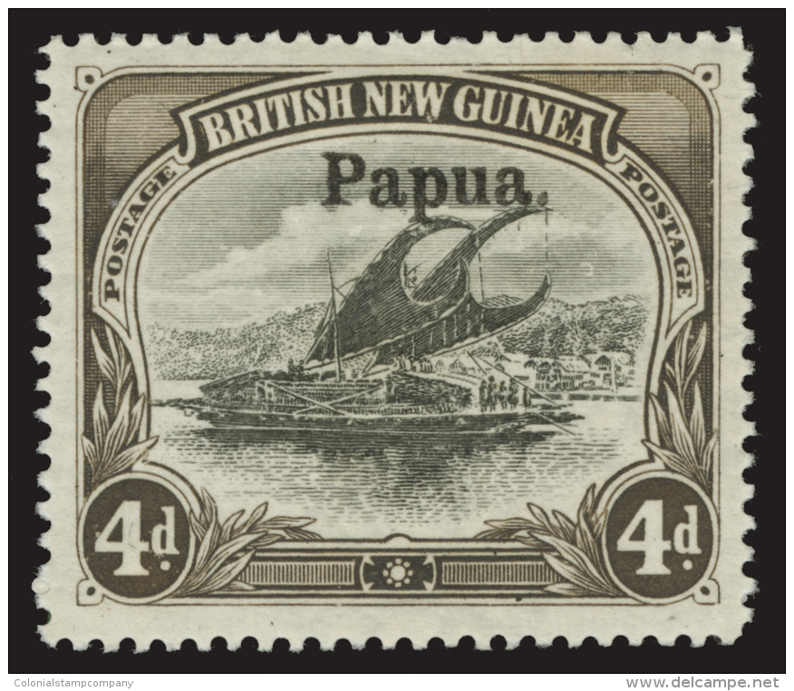 *        11-18 (17-24) 1906 &frac12;d-2'6d Lakatois^ On Medium To Thick Paper, Overprinted "Papua." SG Type 3... - Papúa Nueva Guinea