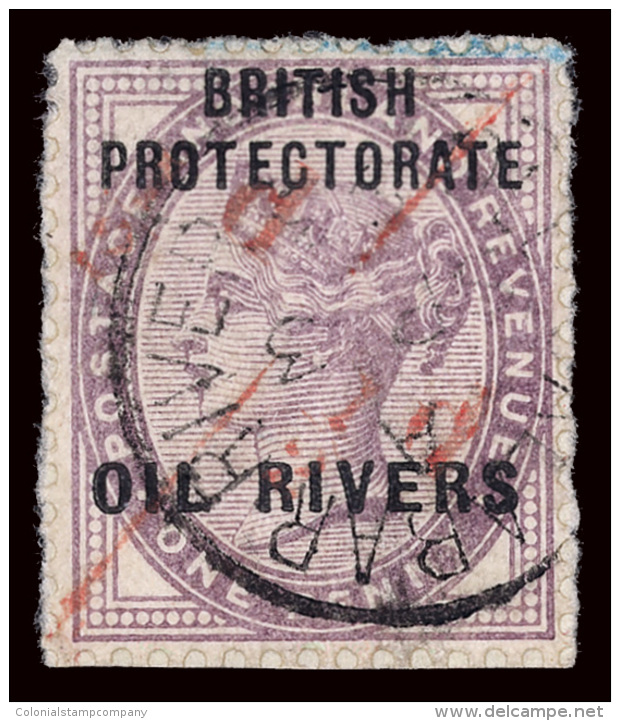 /\       7c (7a) 1893 &frac12;d On Half Of 1d Lilac Q Victoria^, Unsevered Pair, Only 480 Issued, Very Scarce, Red... - Autres & Non Classés