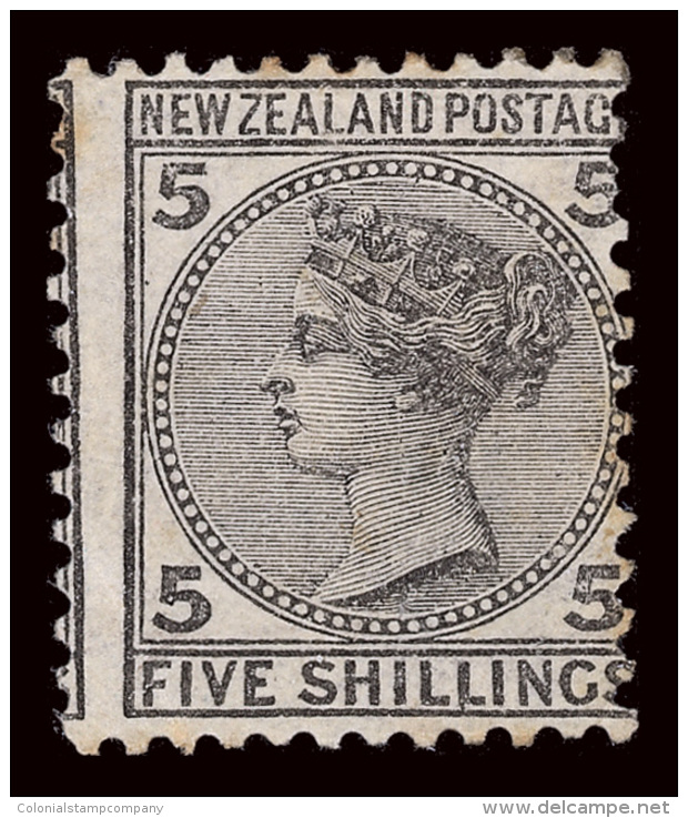 *        59-60 (185-86) 1878 2'-5' Q Victoria^, Wmkd NZ And Star (SG Type 12a), Perf 12x11&frac12;, Part OG, F-VF... - Neufs