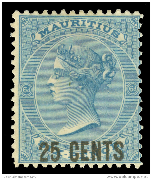 *        50-58 (83-91) 1878 2&cent;-2.50R On 1d-5' Q Victoria^ Surcharges, Wmkd CC, Perf 14, Cplt (9), The 17&cent;... - Maurice (...-1967)