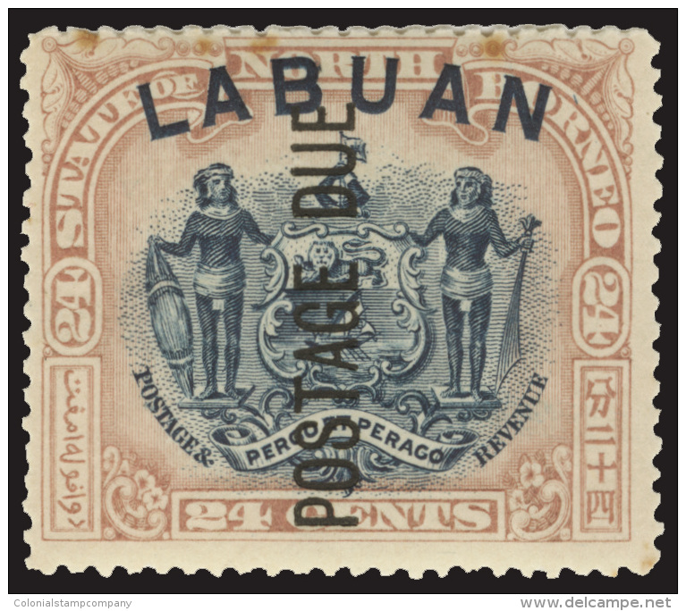 *        J1-9 (D1-9) 1901 2&cent;-24&cent; Pictorials Of North Borneo^ Overprinted "LABUAN" And Further Overprinted... - Bornéo Du Nord (...-1963)