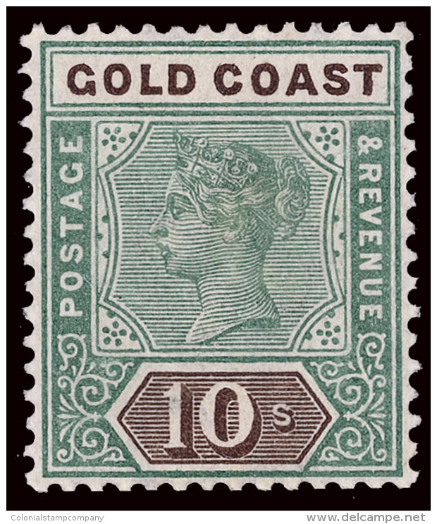 *        26-35 (26-34) 1898-1902 &frac12;d-10' Q Victoria^, Wmkd CA, Cplt (10), Undercatalogued Mint As An... - Côte D'Or (...-1957)