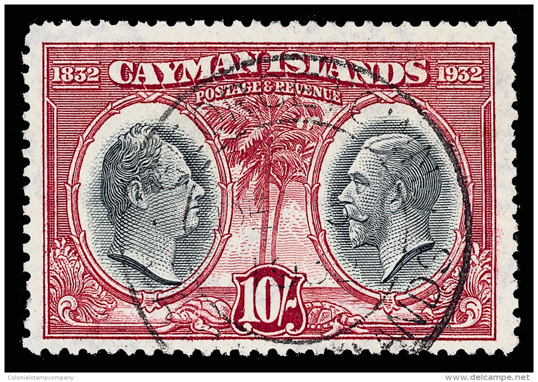 O        69-80 (84-95) 1932 &frac14;d-10' Centenary^ Issue, Wmkd MCA, Perf 12&frac12;, Cplt (12), Scarce Used,... - Iles Caïmans