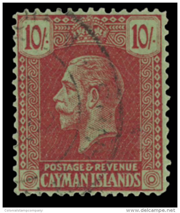 O//\     50-63 (69-83) 1921-26 &frac14;d-10' K George V^, Wmkd Script CA, Perf 14, Cplt (14), Several Used Values... - Iles Caïmans