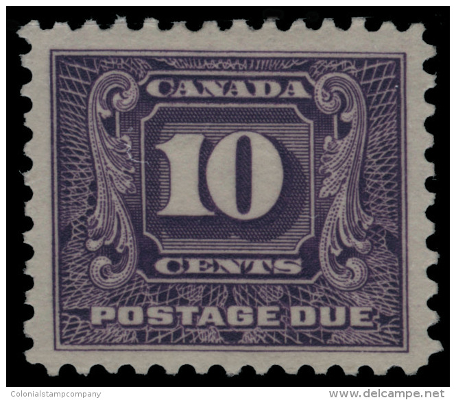 *        J6-10 (D9-13) 1930-32 1&cent;-10&cent; Bright Violet Postage Dues^, Perf 11, Cplt (5), A Matchless Set Of... - Strafport