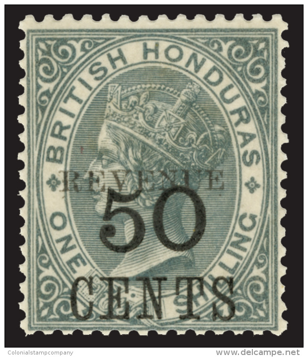 *        48-51 (66-69) 1899 5&cent;-50&cent; (on 1') Q Victoria Overprinted "REVENUE"^, Cplt (4), The High Value Is... - Honduras