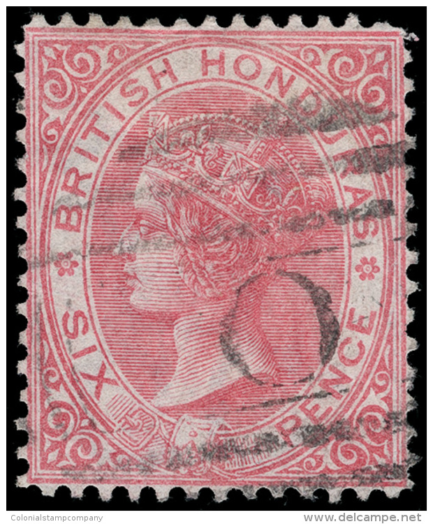 O        8-12, 8b (11-16) 1877-79 1d-1' Q Victoria^, Wmkd CC, Perf 14, Cplt (6) With All Listed Shades, Scarce, The... - Honduras