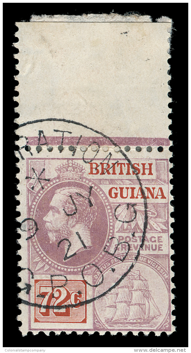 O        178-87, 189 (259-69) 1913-16 1&cent;-96&cent; K George V^, Wmkd MCA, Perf 14, Cplt (11) Per Stanley... - Guyane Britannique (...-1966)
