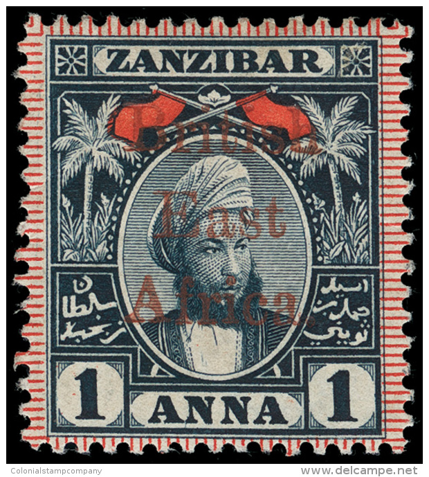 *        88 Var-93 Var Footnoted (80 Var-85 Var Footnoted)  1897 &frac12;a-7&frac12;a  Zanzibar Sultan^ Overprinted... - Afrique Orientale Britannique