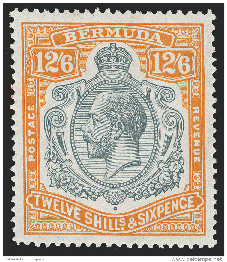 *        81-97 (77//93, 87a) 1922-34 &frac14;d-12'6d Caravels And K George V^ Keyplates, Wmkd Script CA, Perf 14,... - Bermudes