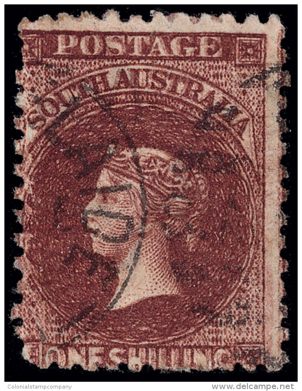 O        73 Var (126 Var) 1880 1' Reddish Lake-brown Q Victoria^, Perf 11&frac12;x12&frac12;, Wmkd Broad Star,... - Oblitérés