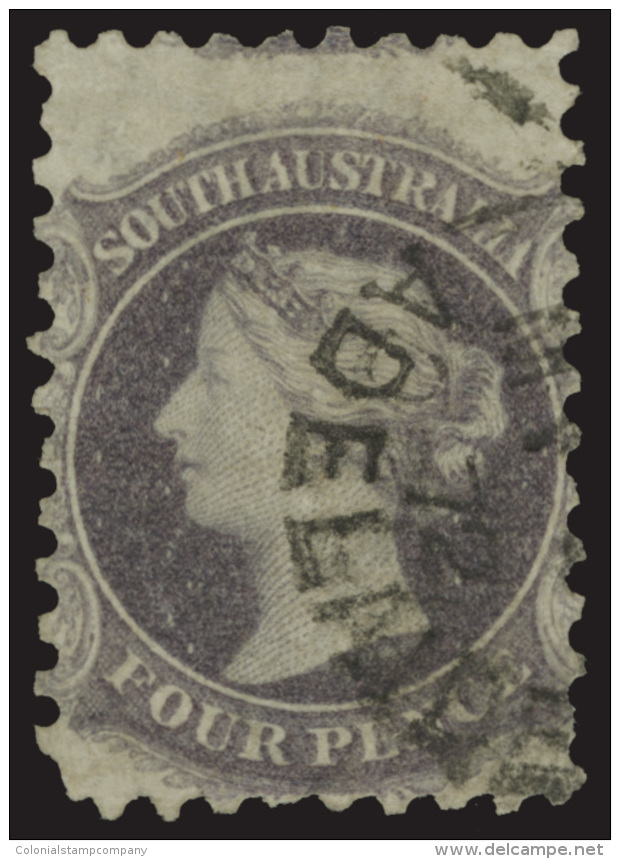 O        63 (111) 1871 4d Dull Violet Q Victoria^, Wmkd V Over Crown, Perf 10, Lightly Canceled, F-VF Scott Retail... - Oblitérés