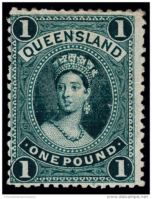 *        79-83 (157-61) 1886 2'-&pound;1 Q Victoria^, Wmkd Large Crown And Q, Perf 12, Thick Paper, Fresh, Rich... - Neufs