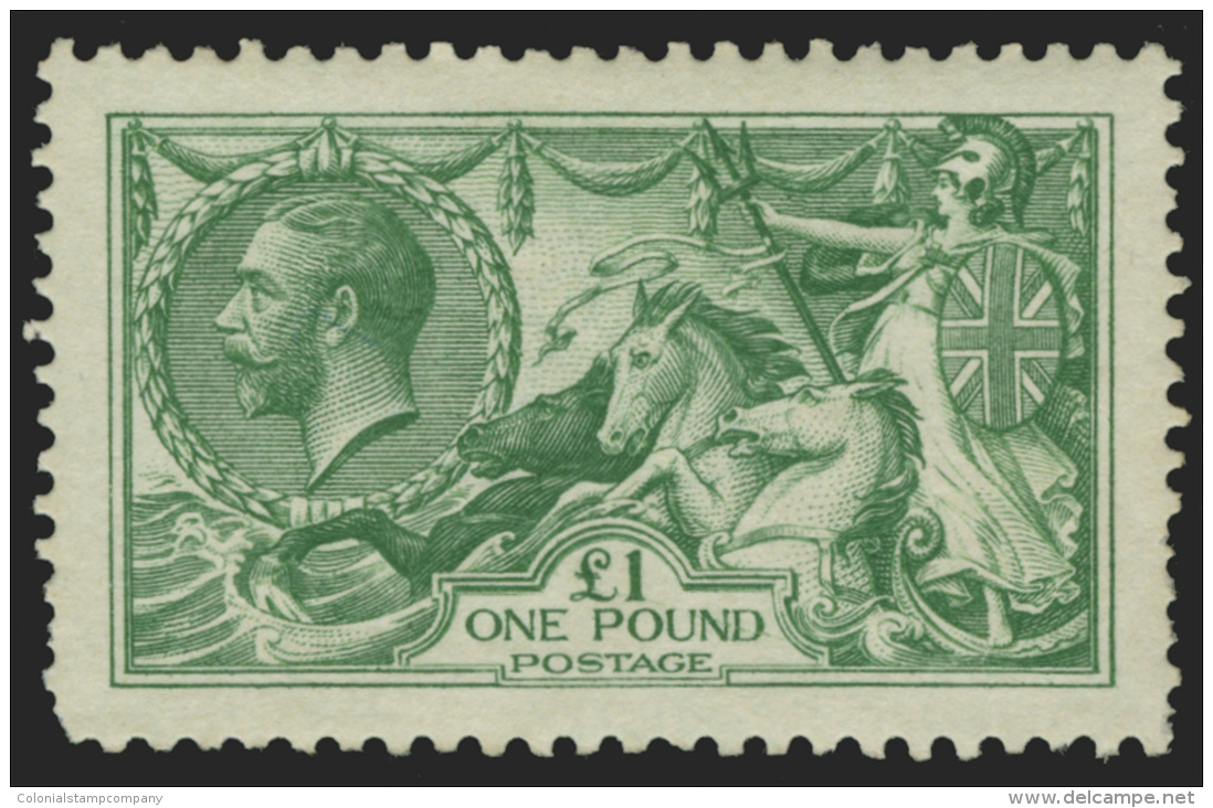 *        173-76 (400-403)  1913 2'6d-&pound;1 K George V Sea Horses^, Waterlow Printing, Wmkd Single Cypher, Perf... - Neufs