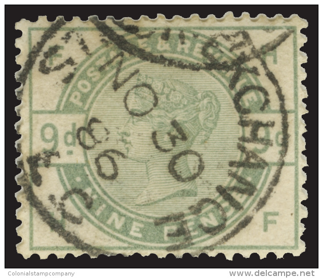 O        98-107 (187-196) 1883-84 &frac12;d-1' Q Victoria^, Wmkd Imperial Crown, Perf 14, Cplt (10), A Remarkably... - Oblitérés