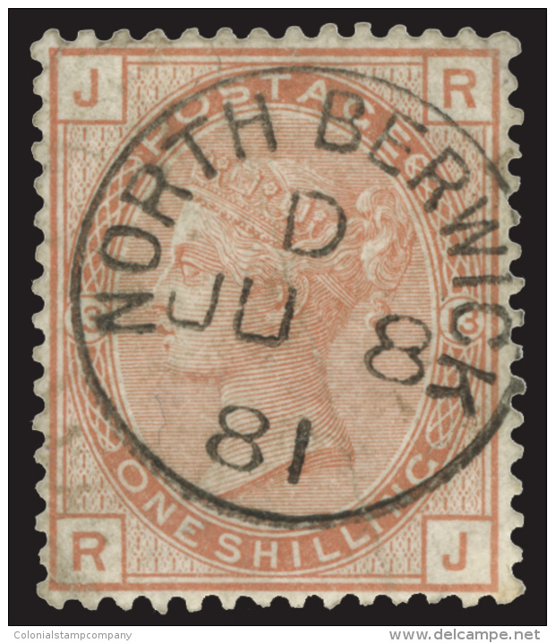 O        65 (151) 1880 1' Orange-brown Q Victoria^, Plate 13, Wmkd Spray Of Rose, Perf 14, A Remarkably Well... - Gebruikt