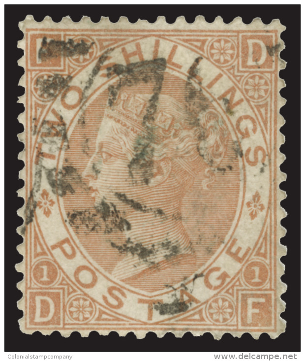 O        56 (121) 1880 2' Brown Q Victoria^, Plate 1, Wmkd Spray Of Rose, Numeral "76" Cancel, Exceptionally Well... - Oblitérés