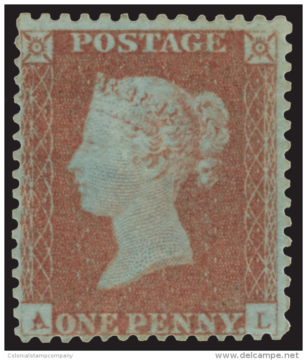 *        11 (22) 1855 1d Red-brown Q Victoria^ On Paper More Or Less Blued, Die I, Wmkd Small Crown, Perf 14, Very... - Unused Stamps