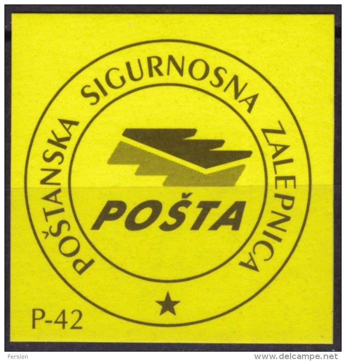 2000´s - Yugoslavia / Serbia - POSTAL CLOSE Label - Not Used - Officials