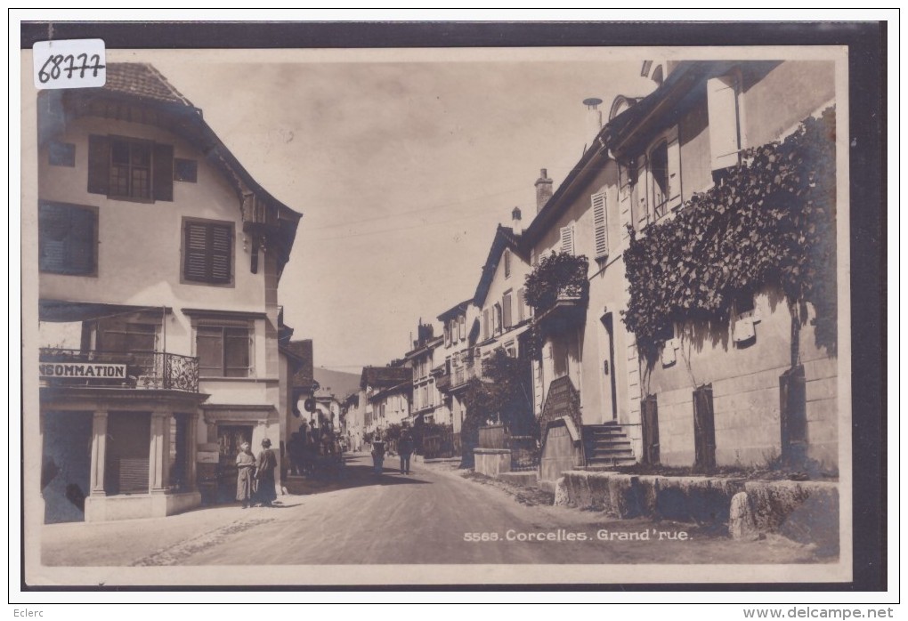 CORCELLES - GRAND RUE - TB - Corcelles