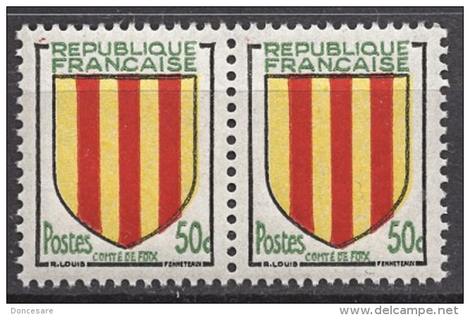 FRANCE 1955 - PAIRE Y.T. N° 1044 - NEUFS** FF858 - Ungebraucht