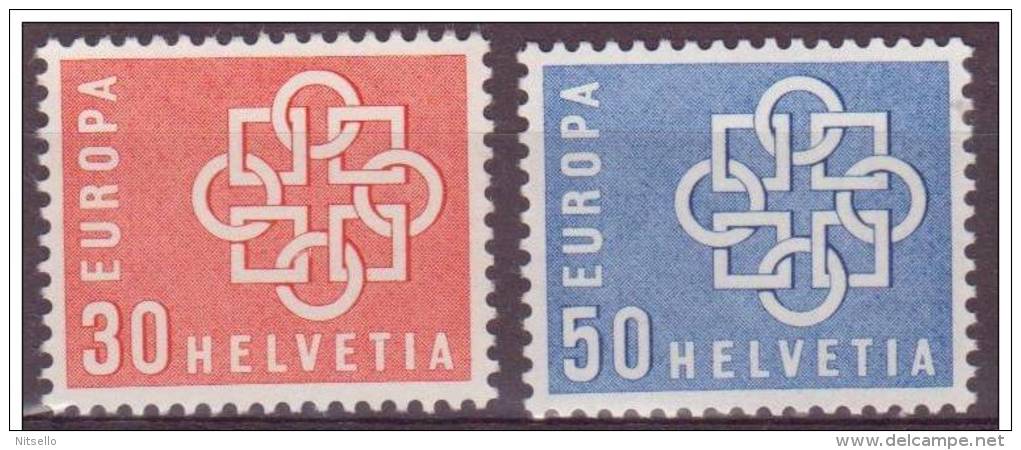 LOTE 1375   ///  (C030) SUIZA    YVERT Nº: 630/631**MNH - Unused Stamps