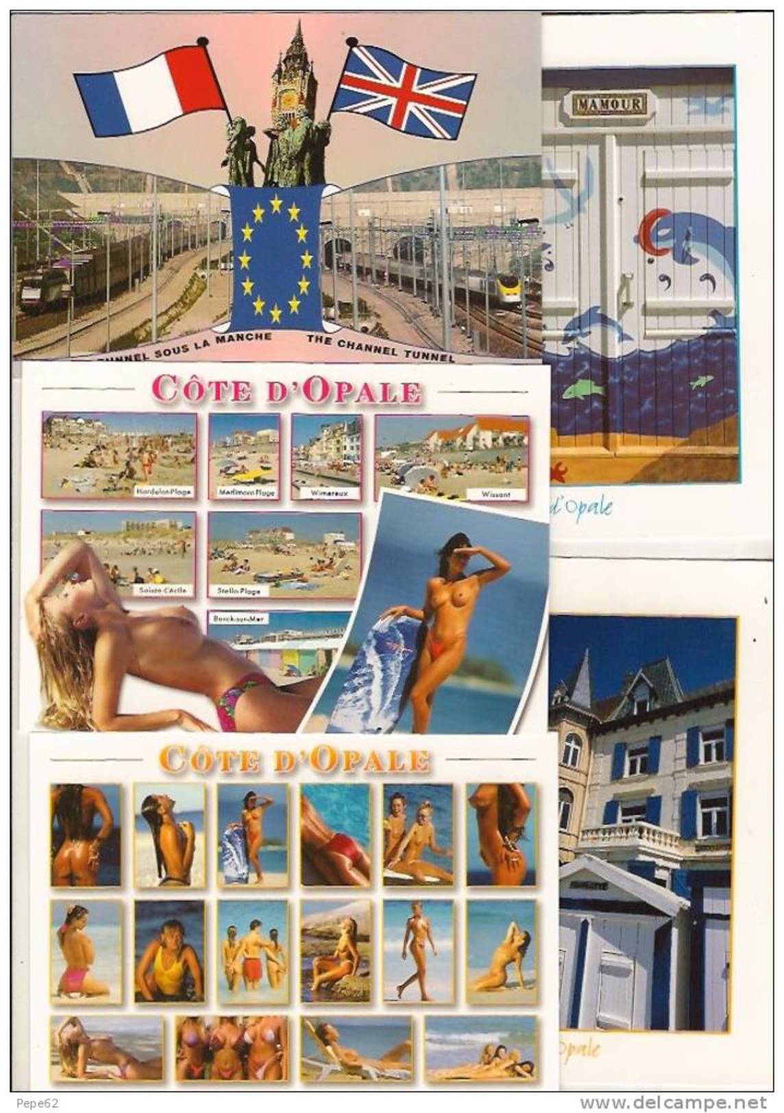 Cote D´opale-lot De 10 Cpm-wimereux-boulogne Sur Mer-calais-wissant- - 5 - 99 Postcards