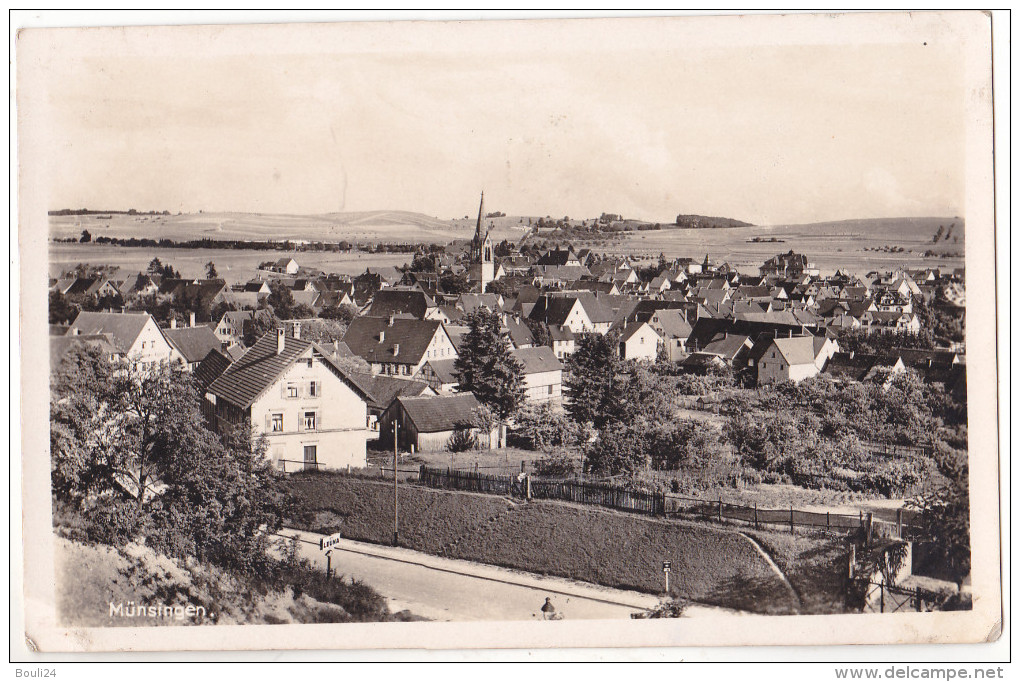 MUNSINGEN  SCHWAB  ALB   CPA  CIRCULEE - Münsingen