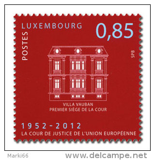 Luxembourg - 2012 - 60th Anniversary Of European Court Of Justice - Mint Stamp - Neufs