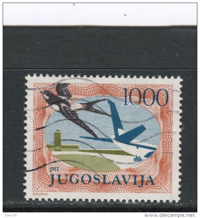 YOUGOSLAVIE - Y&T Poste Aérienne N° 60° - Aéreo