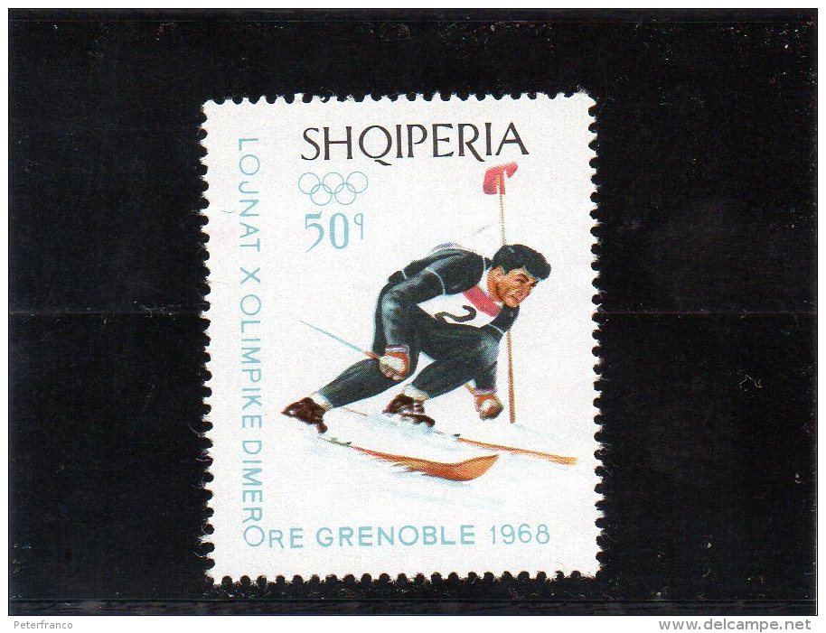 1968 Albania - Olimpiadi Invernali - Inverno1968: Grenoble