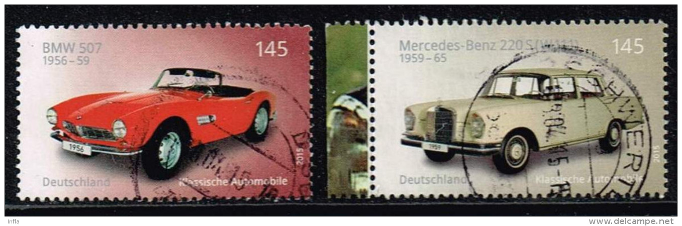 Bund 2015, Michel#  3143 - 3144 O - Used Stamps