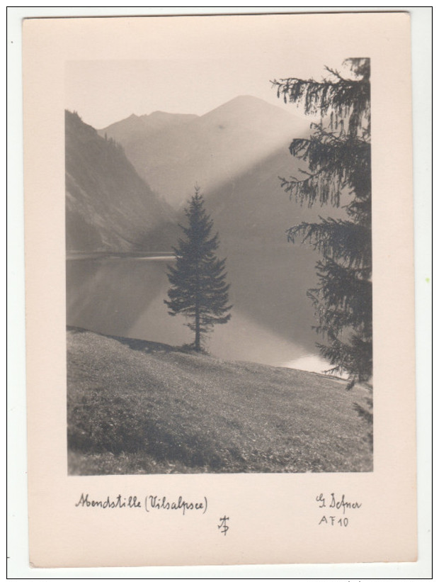 ° Autriche - Austria - Mendstille ( Vilsalpsce ) - Verlag: Dr. A. DEFNER, N° AF 10 - 10,5 X 15 Cm - Autres & Non Classés