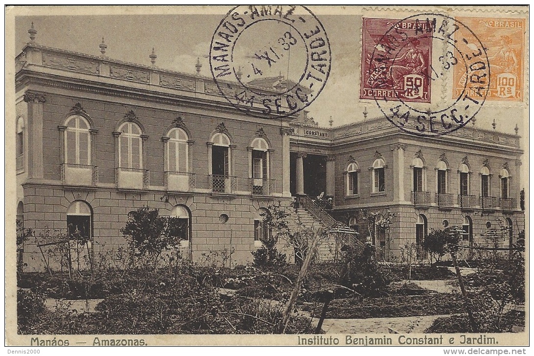 MANAUS - MANAOS - Amazonas - Instituto Benjamin Constant E Jardim. - Manaus