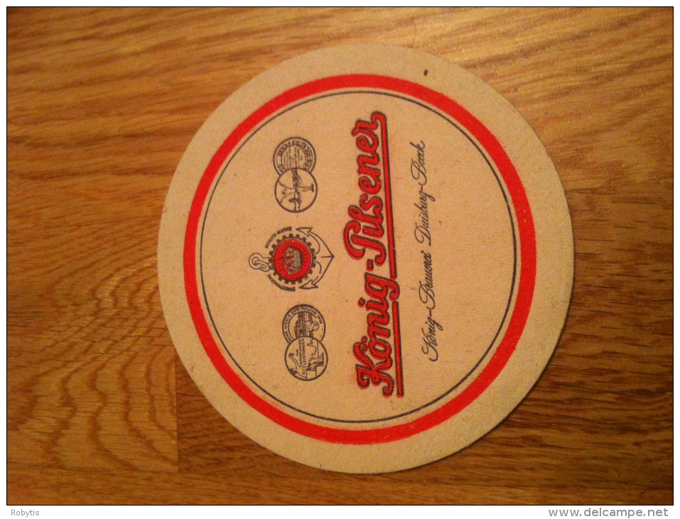 Konig-Pilsner Beer Coasters - Sous-bocks