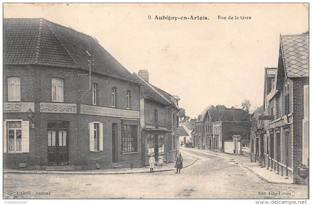 62-AUBIGNY--EN-ARTOIS- RUE DE LA GARE - Aubigny En Artois