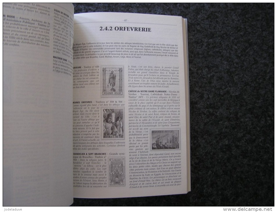 DICTIONNAIRES ENCYCLOPEDIQUES DE LA PHILATELIE BELGE T 2B Arts Autres que l´ Architecture Timbre Poste Stamp