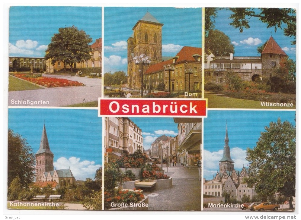 Germany, OSNABRUCK, Multi View, Used Postcard [18976] - Osnabrück