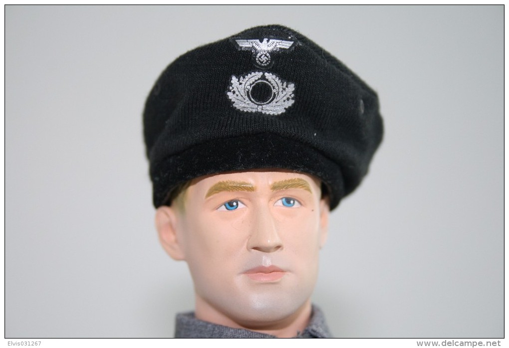 Vintage DRAGON IN DREAMS PARTS : GERMAN PANZER DIVISION HAT - Original - Scale 1/6 - DRAGON DID - Action Man