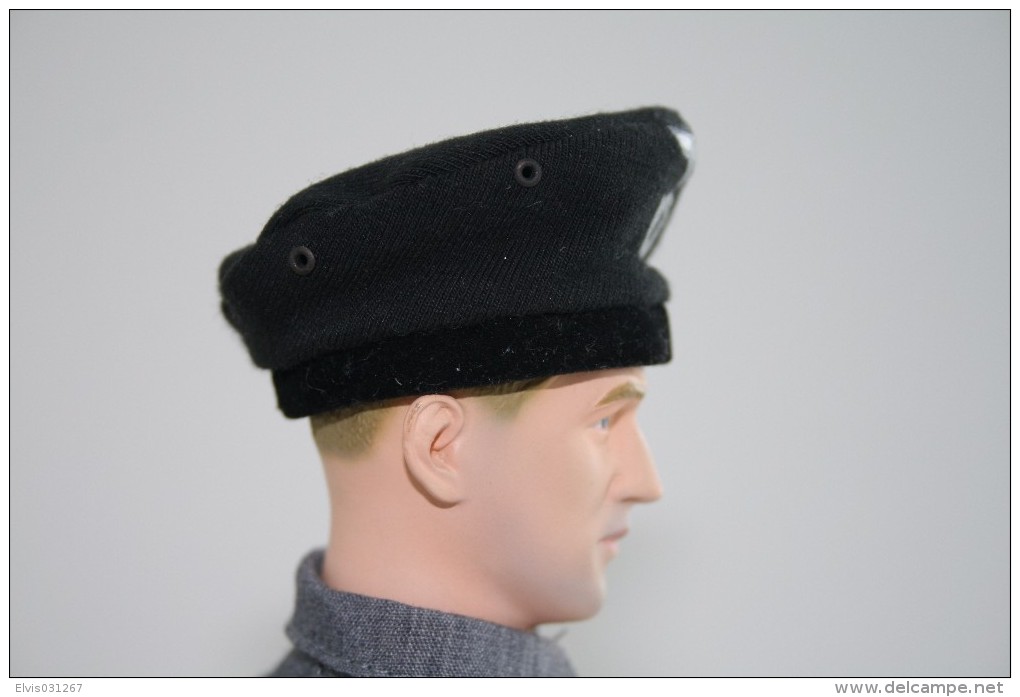 Vintage DRAGON IN DREAMS PARTS : GERMAN PANZER DIVISION HAT - Original - Scale 1/6 - DRAGON DID - Action Man