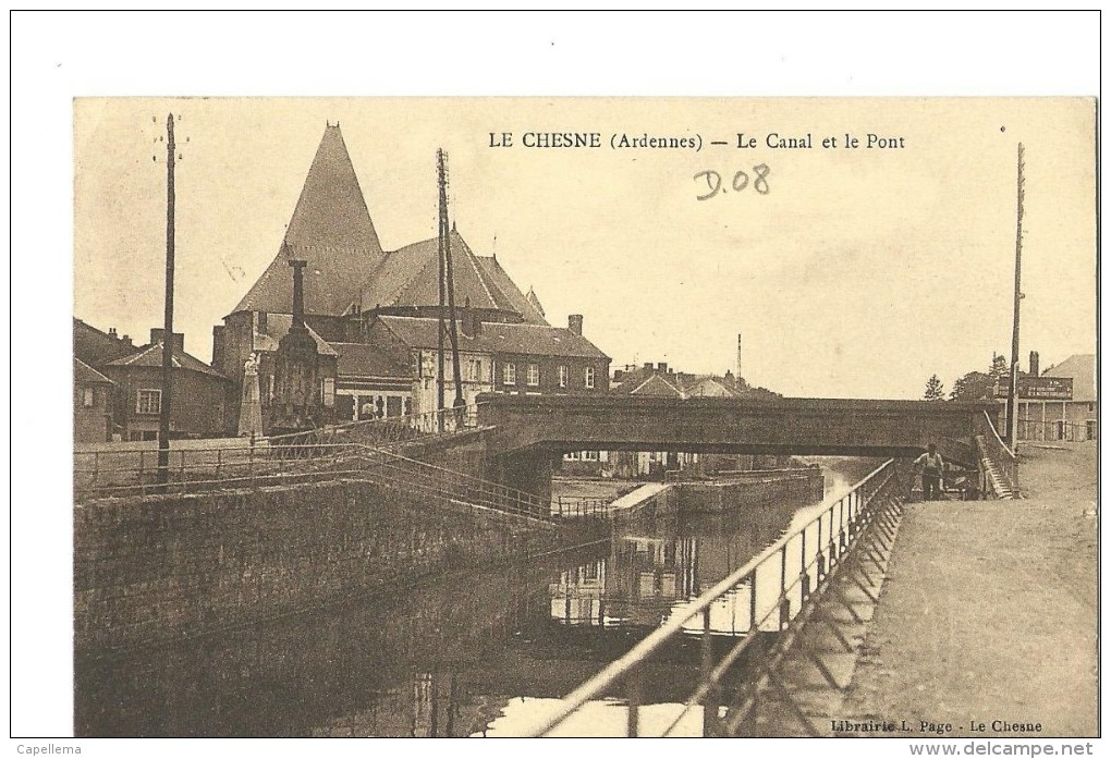 LE CHESNE - LE CANAL ET LE PONT - Le Chesne