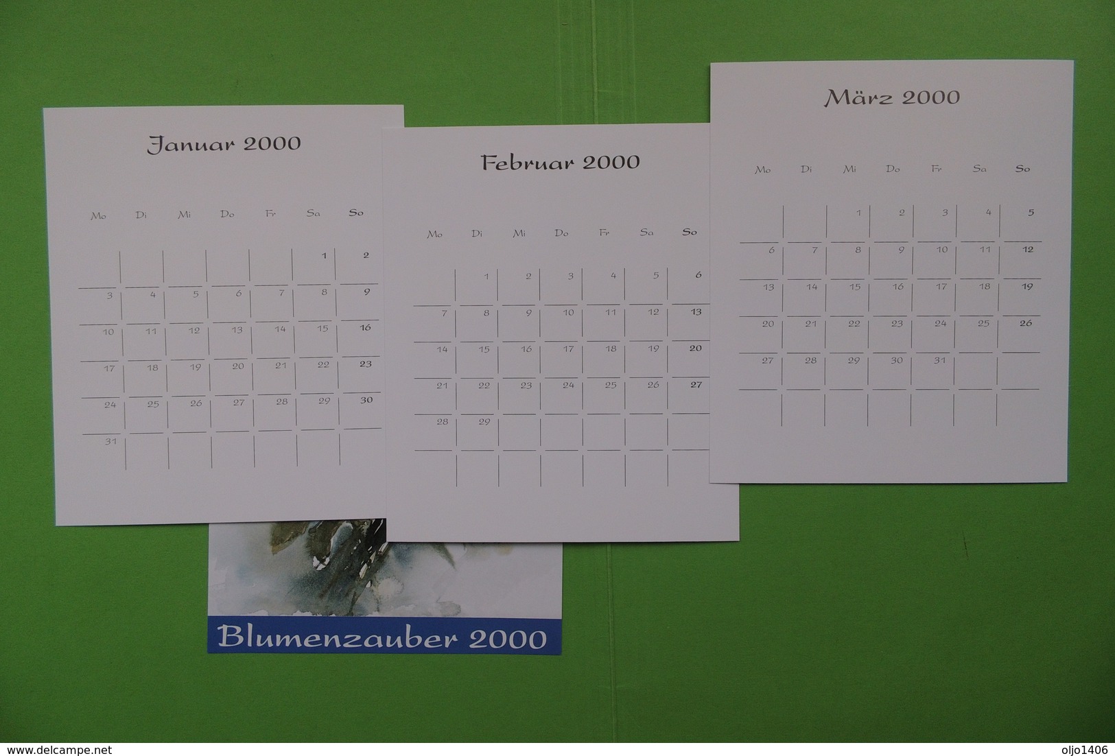 Blumenzauber / Kalender-Karten - Kurioses - Ewiger Schaltjahrkalender ... - Sonstige & Ohne Zuordnung