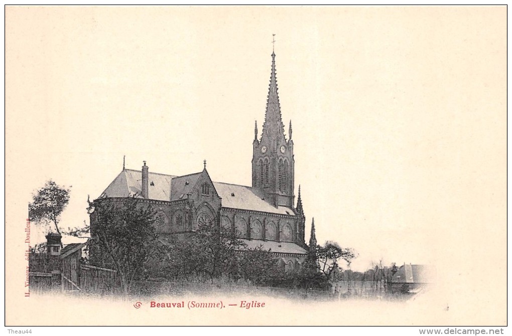 ¤¤  -   BEAUVAL    -    Eglise   -  ¤¤ - Beauval