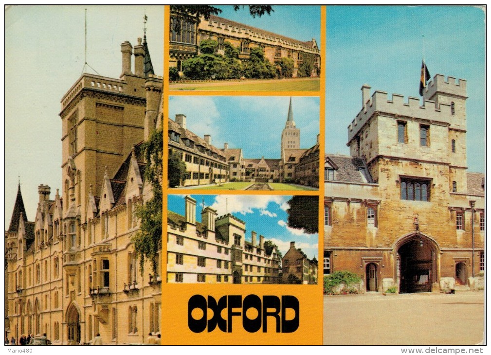 OXFORD   VIEWS       2 SCAN    (VIAGGIATA) - Oxford