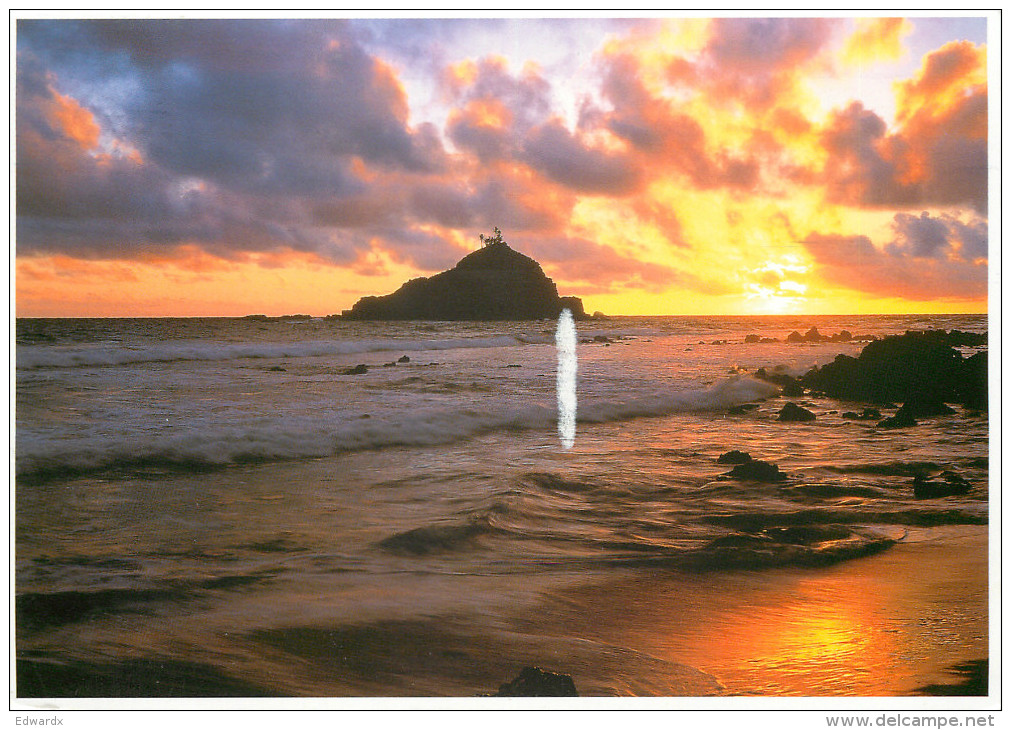 Alau Island, Maui, Hawaii, United States US Postcard Posted 2004 Stamp - Maui