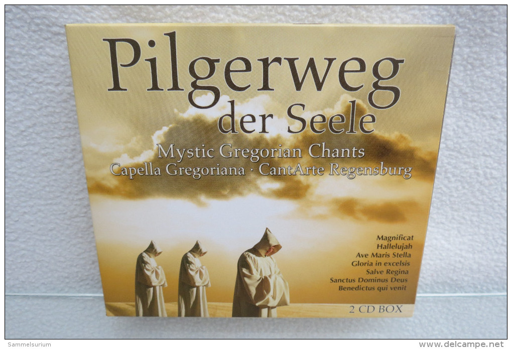 2 CD Box "Pilgerweg Der Seele" Mystic Gregorian Chants, Capella Gregoriana, CantArte Regensburg - Chants Gospels Et Religieux